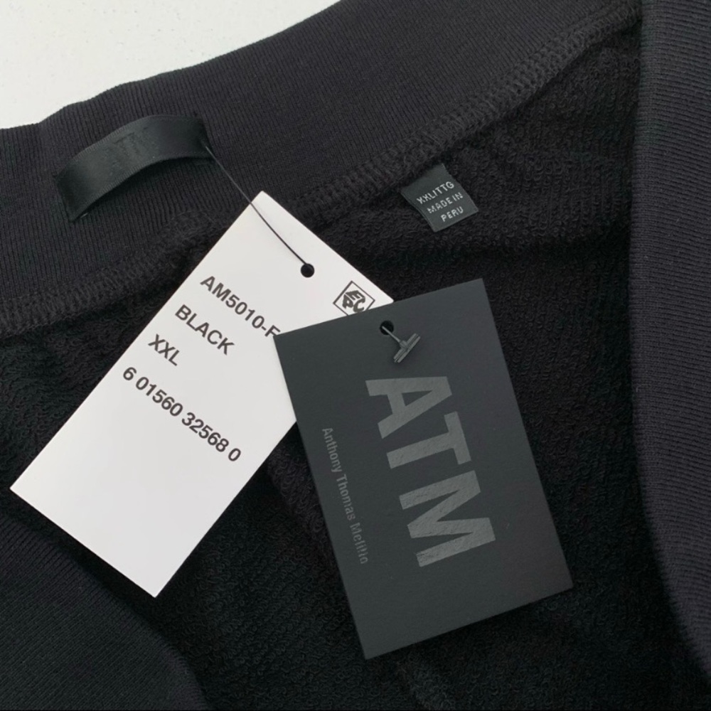 ATM Mens Black French Terry Sweatpants Size XXL NWT - Picture 8 of 15
